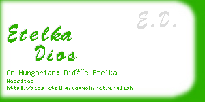 etelka dios business card